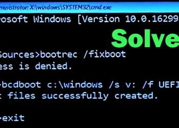 How Do I Fix Fixboot Access Denied?