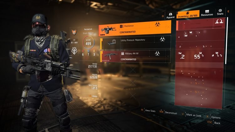 Division 2 Exotic Weapons