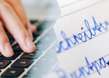 Typing or handwriting are better?- Education and office supplies
