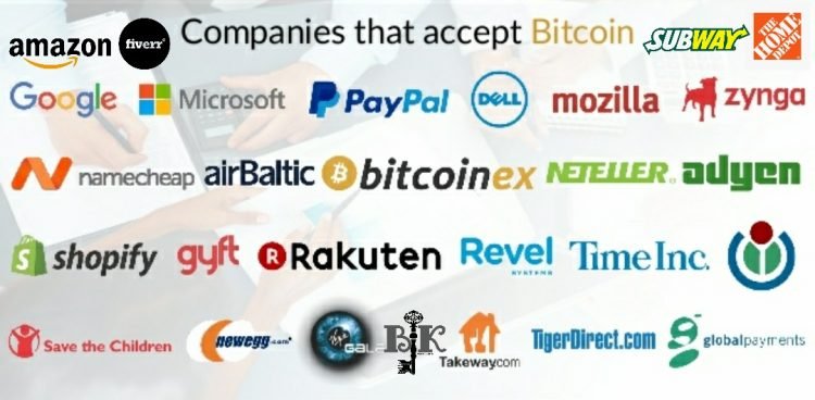 Popular Retail Stores That are Accepting Bitcoins