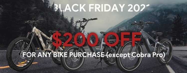 $200 Off Buying An Electric Bike On Black Friday- Himiway bike