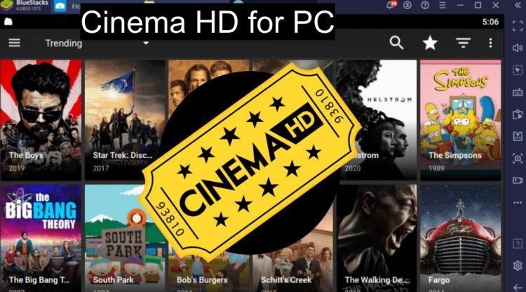 Download Cinema HD V2 on PC – Free Movie App for Windows