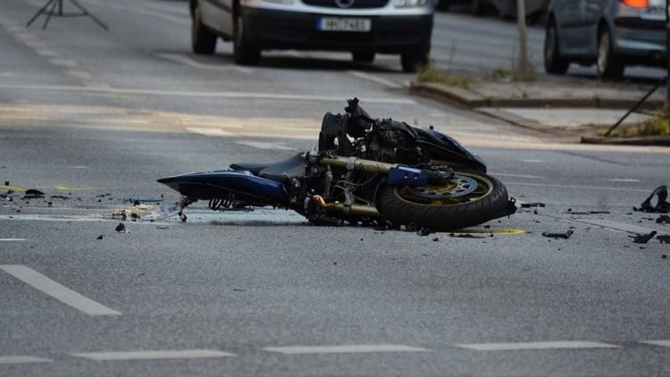 How do you respond to a motorcycle accident?
