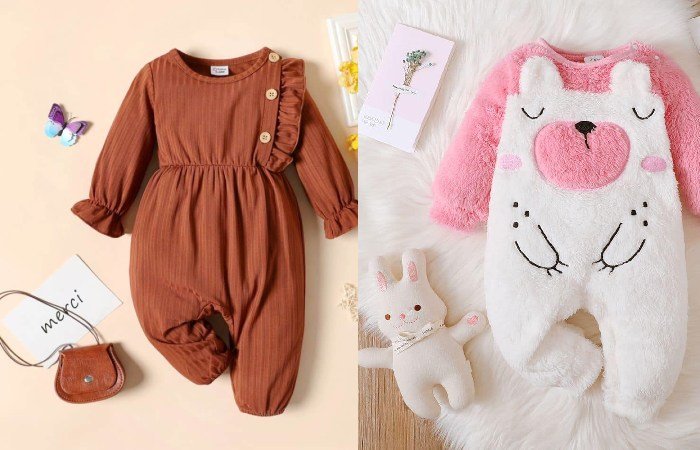 thesparkshop.in:product/bear-design-long-sleeve-baby-jumpsuit