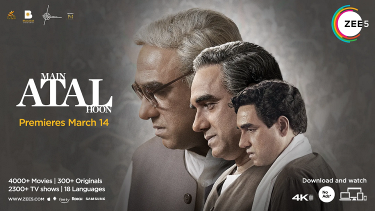 Witness Greatness on ZEE5: “Main Atal Hoon” – A Cinematic Homage to Atal Bihari Vajpayee’s Visionary Life