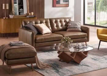 The Perfect Blend of Comfort and Style: Two-Seater Leather Sofa is a Must-Have for Your Home