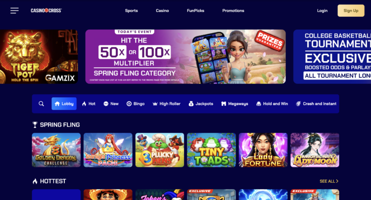 CasinoCross.com Review: A Feature-Rich Social Casino & Sportsbook Experience