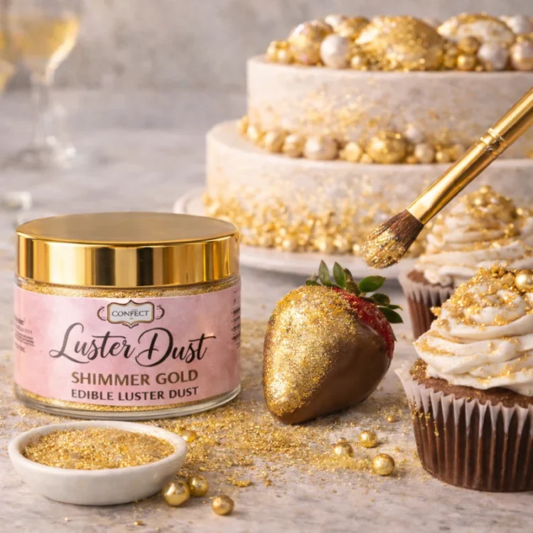 Luster Dust: Transforming Desserts and Crafts into Sparkling Masterpieces