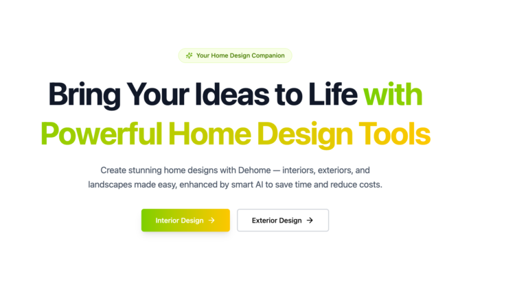 AI Home & Interior Design Made Easy: How Dehome.ai Transforms Any Room in Seconds