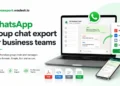 WhatsApp Group Chat Export for Business Teams