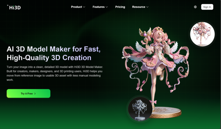 From Images and Ideas to Real Prints: How Hi3D Simplifies AI 3D Creation with Smart Texturing and Printing Workflows