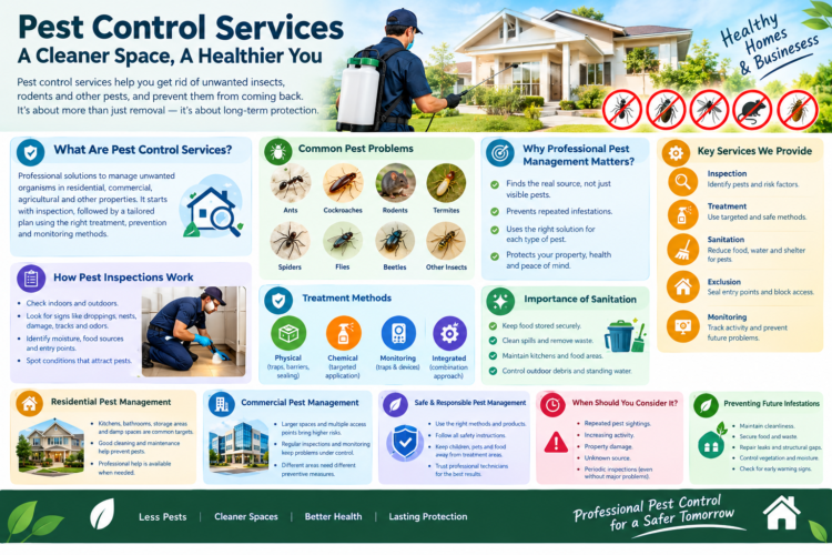 Pest Control Services – Explore Effective Solutions for Pest Management