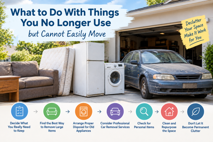 What to Do With Things You No Longer Use but Cannot Easily Move
