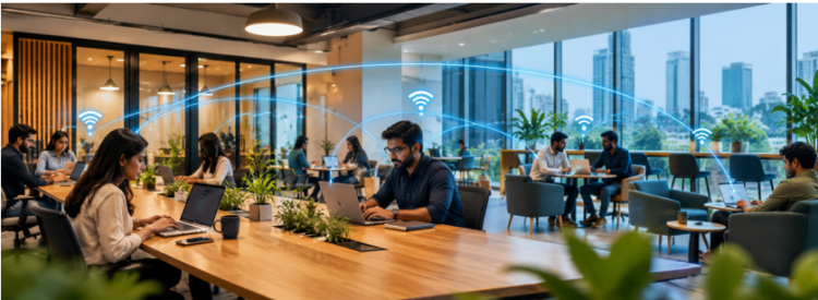 Pro-Fi for coworking spaces: handling hundreds of devices without congestion